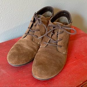 Suede ankle boots. Comfortiva brand.